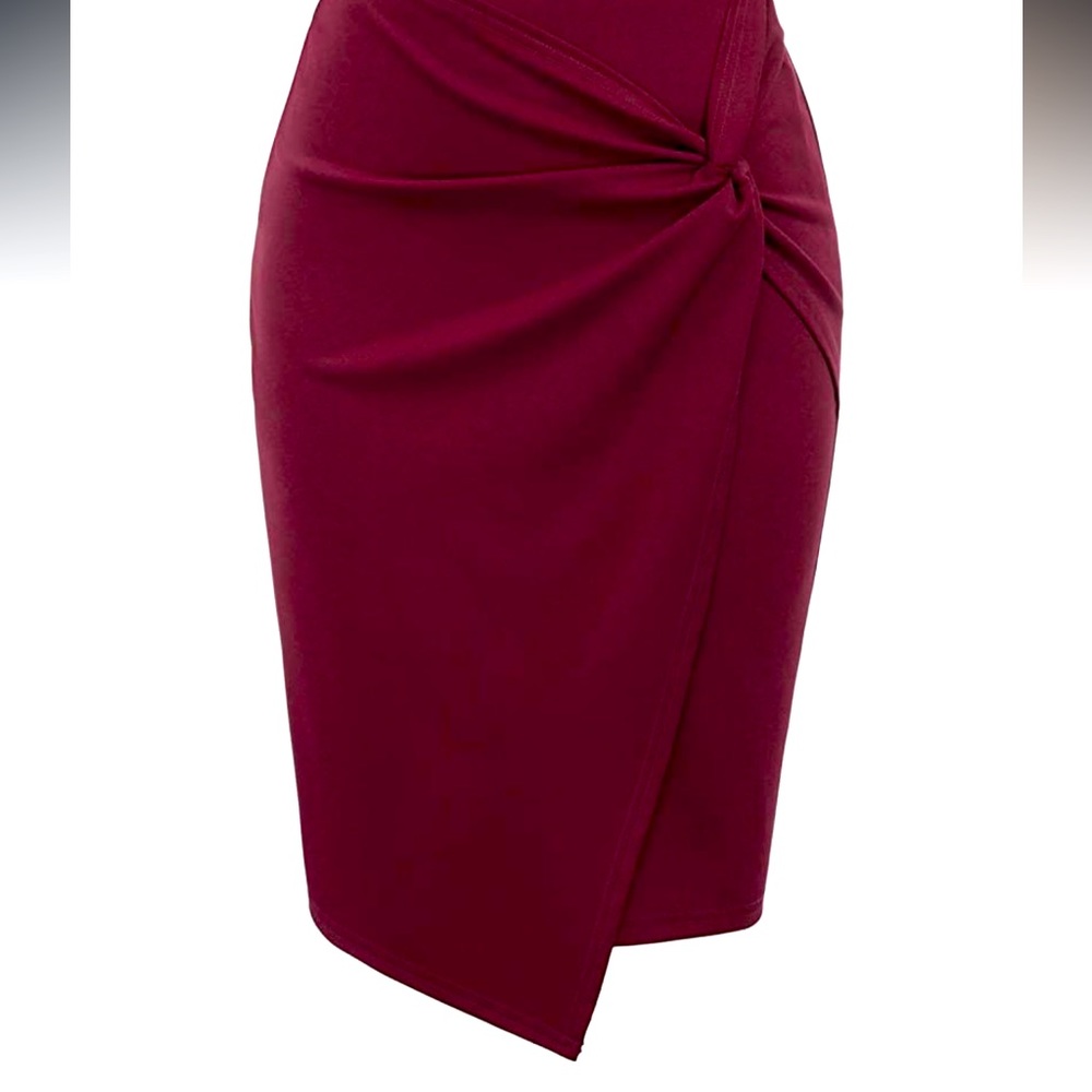 ✨Kate Kasin Burgundy Skirt